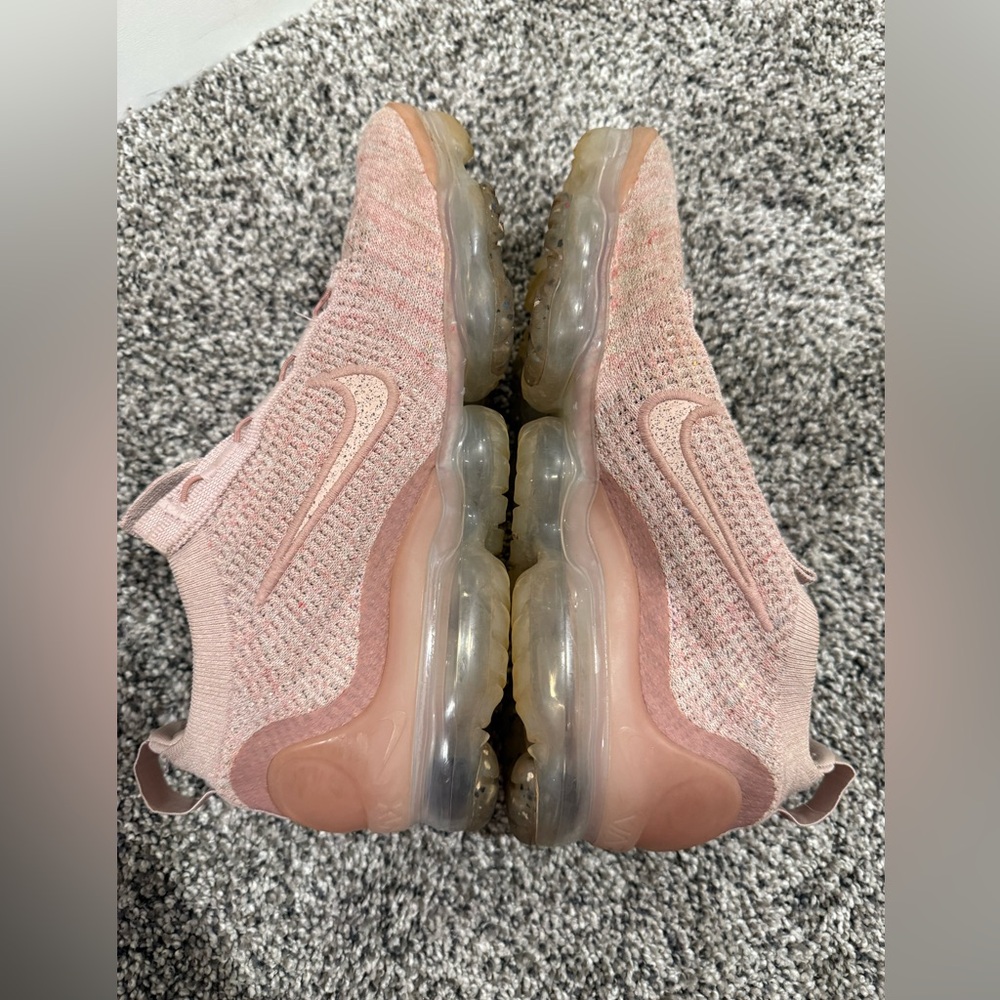 Nike Vapormax 2021 Flyknit pink oxford tennis shoes, women's size 8 READ - Picture 10 of 14